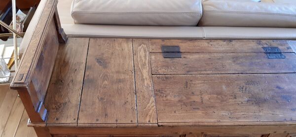 Banc-coffre ou marche banc début XIXème