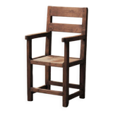Mountain armchair in larch and pine, around 1900