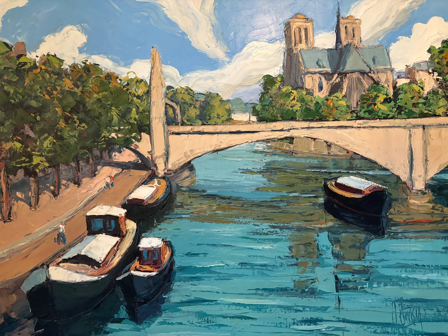 The Seine and Notre Dame de Paris