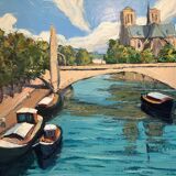 The Seine and Notre Dame de Paris