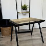 Vintage black Georges Tigien stool