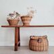 Old wooden farm bench