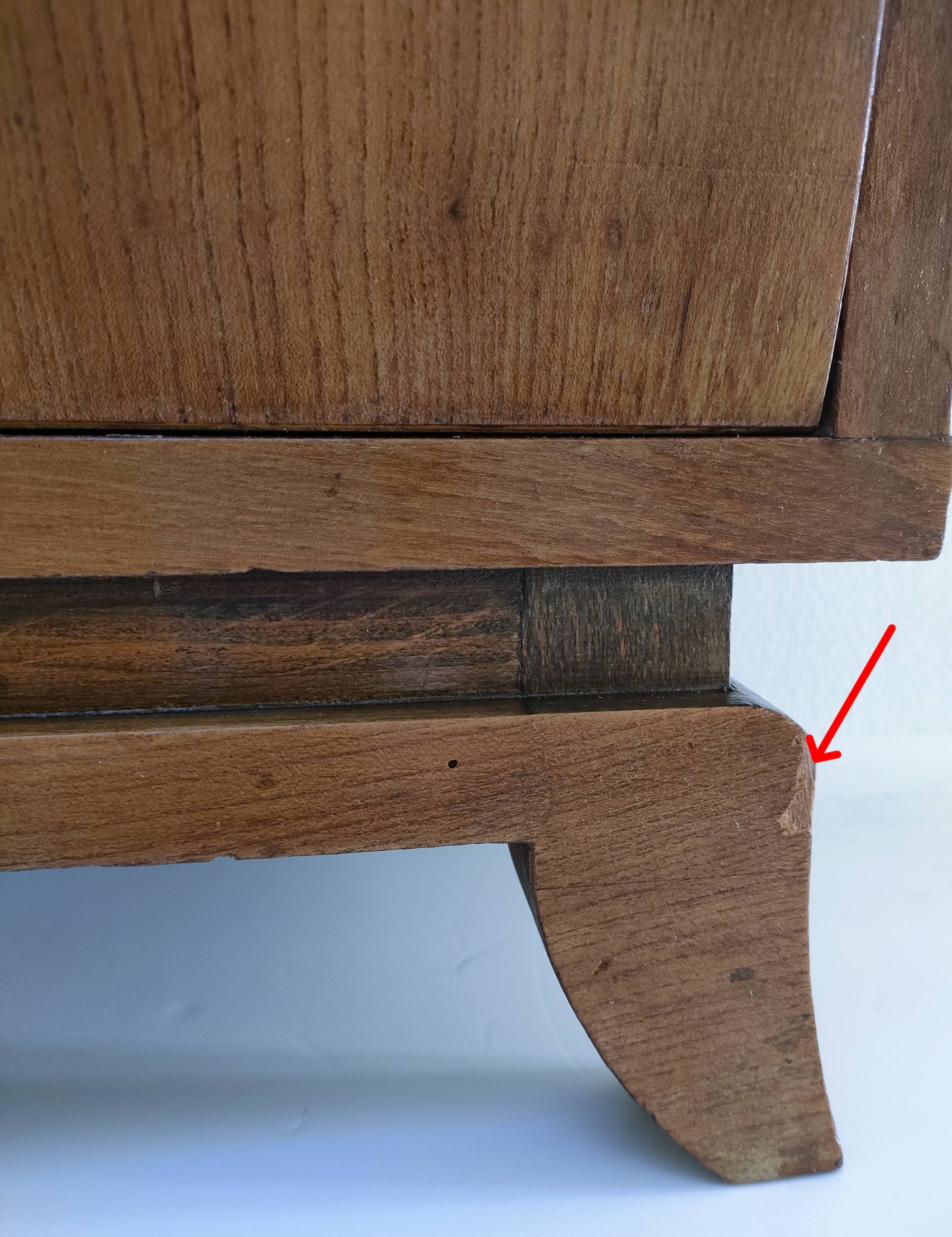 60s designer wooden bedside table