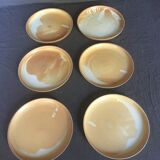 Lot of 6 flat sandstone plates
