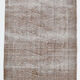 5x8 brunt orange floral vintage rug, 151x244cm