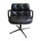Charles Pollock office armchair, leather, 1970