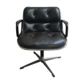 Charles Pollock office armchair, leather, 1970