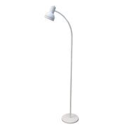 Lampadaire vintage en métal blanc