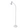 Lampadaire vintage en métal blanc