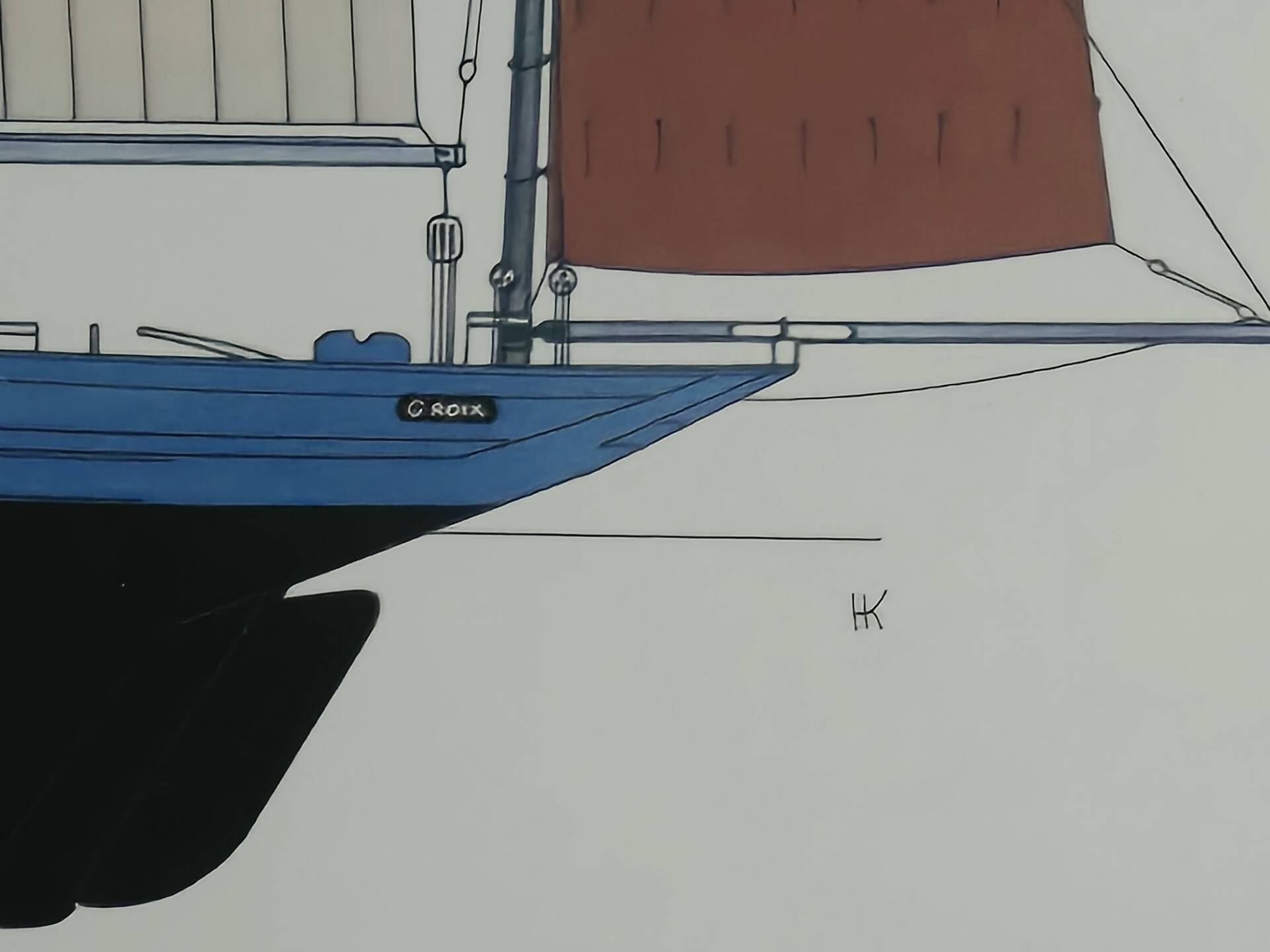 Illustrations of extraordinary boats #marine #sea #sailing boat