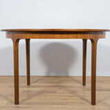 Mid Century Round Extendable Dining Table from McIntosh, 1960s