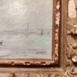 Pair of oils on panels by Henri Saint Clair, circa 1930.