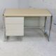 Bureau "space age". Acier laqué, acier chromé. France, circa 1970