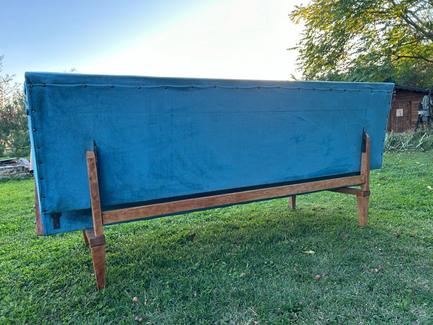 Scandinavian sofa bed touch velvet