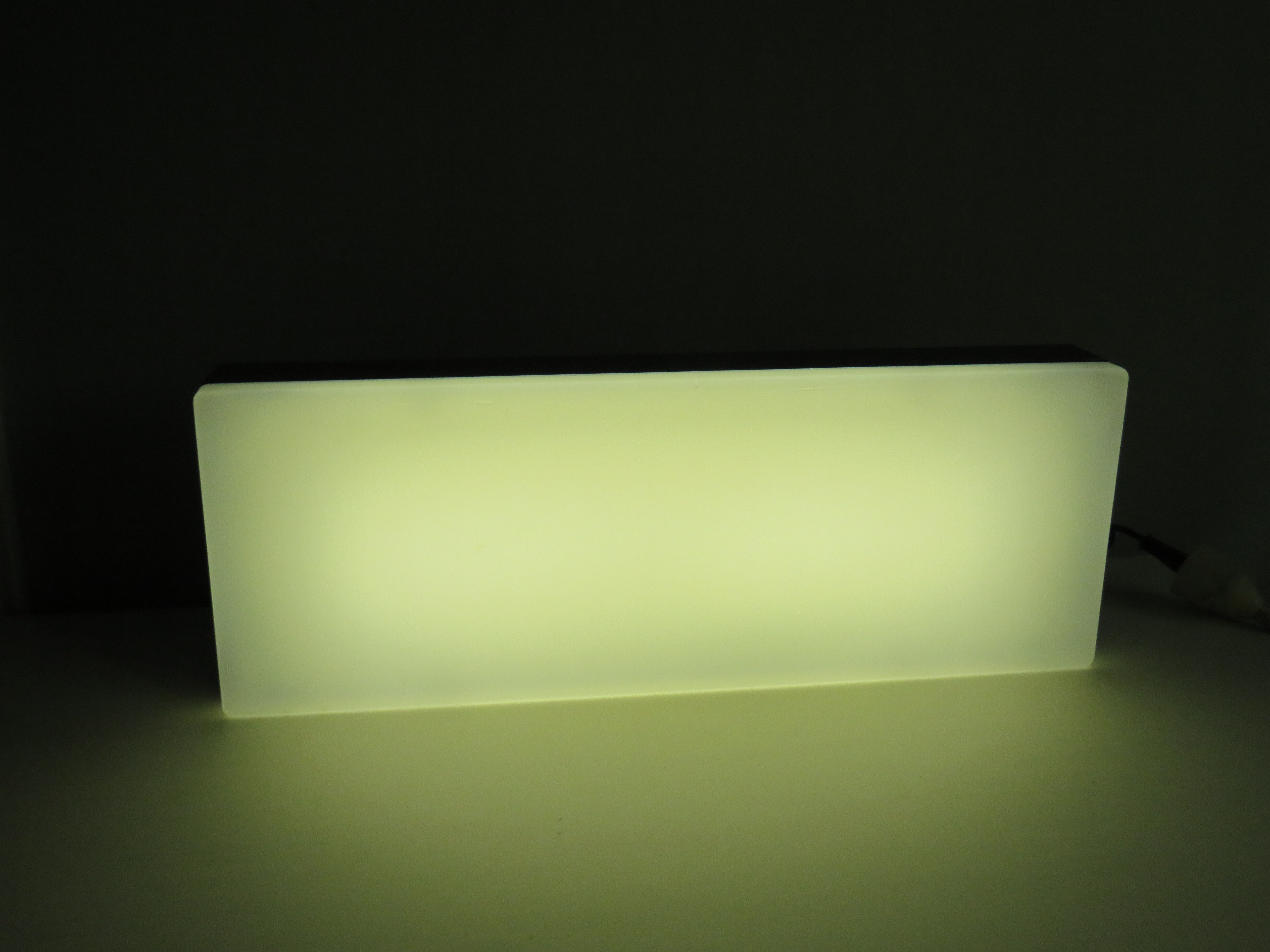 Rectangular ceiling or wall light by Van Haute Belgique, 1960s