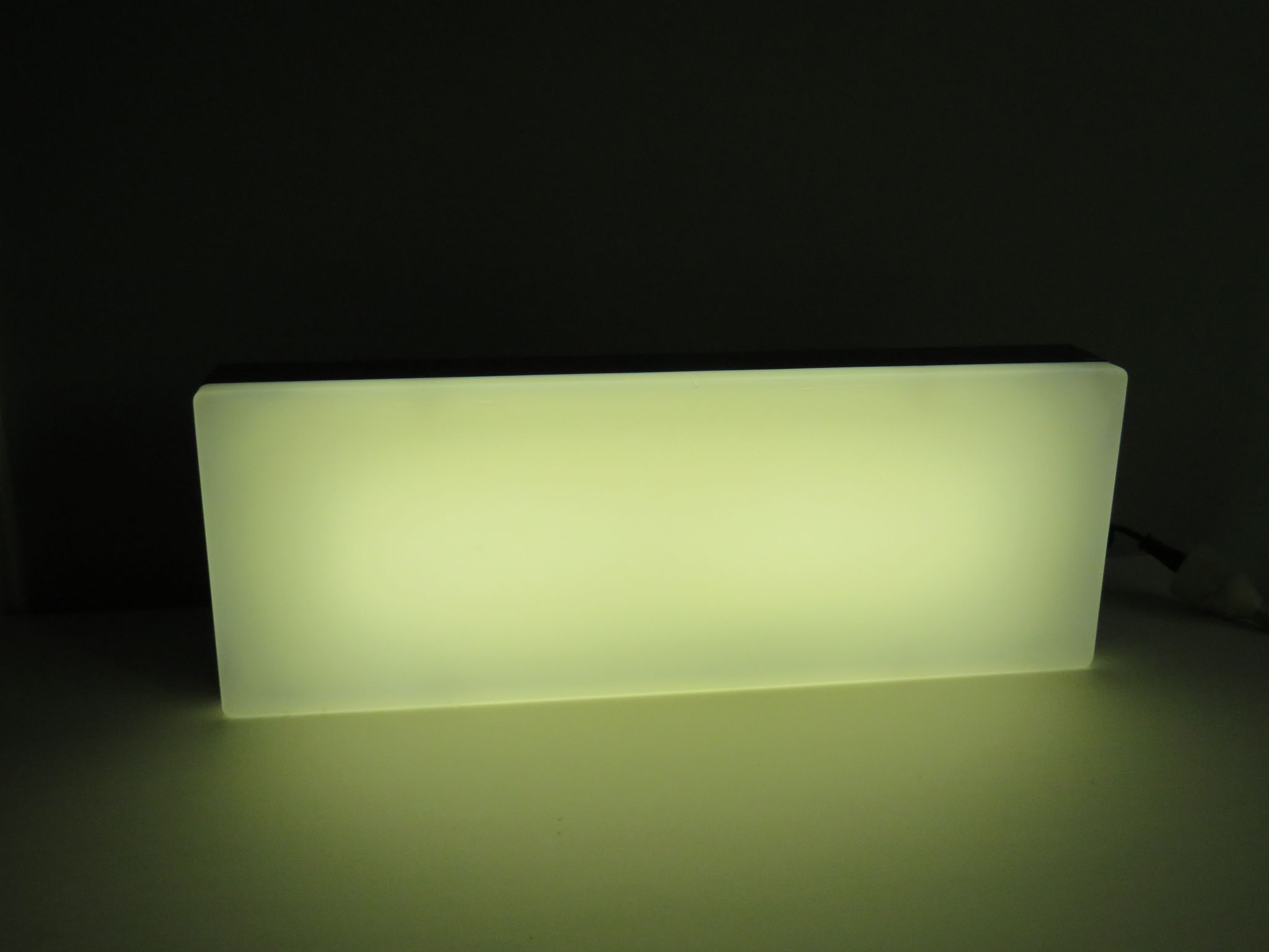 Rectangular ceiling or wall light by Van Haute Belgique, 1960s