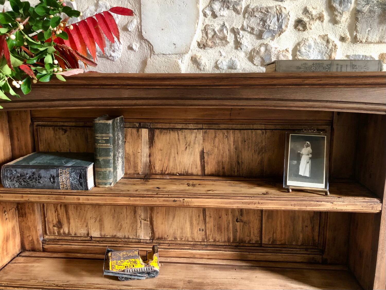 Renovated antique storage furniture