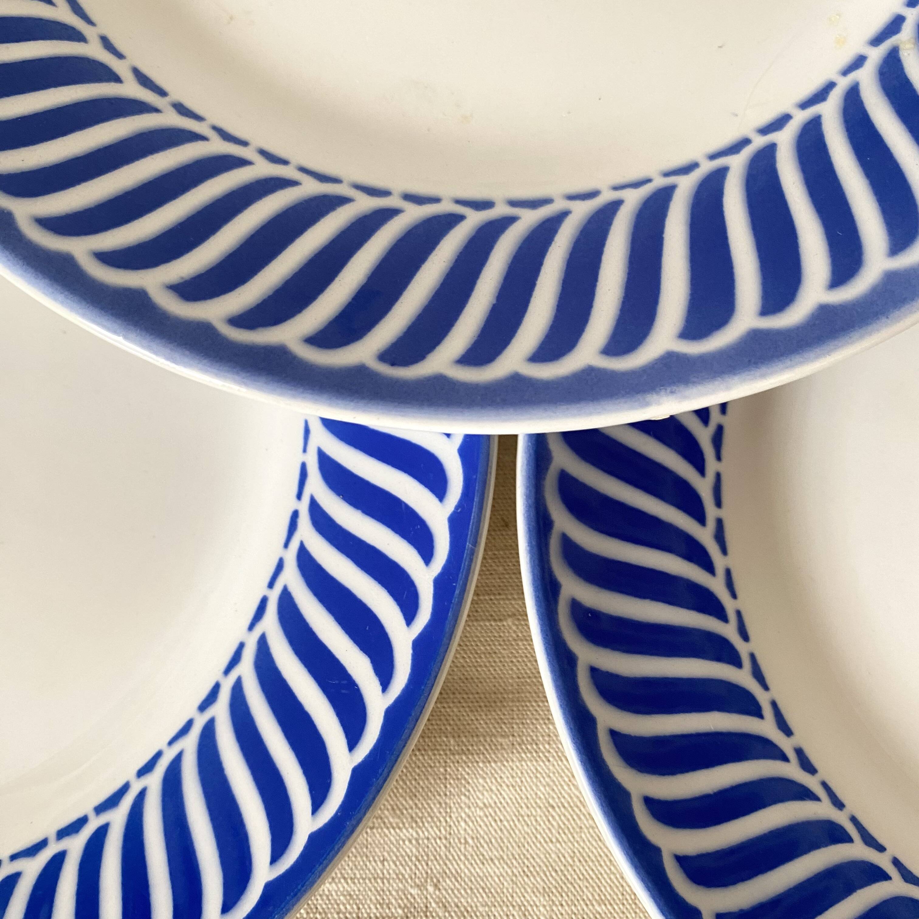 Assiettes à dessert Digoin "Jacquot"