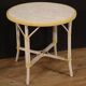 Table basse de jardin en osier, années 80