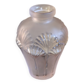 Pink glass vase