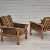 1970s, Danish design, club chair, original very good condition, furniture wool fabric.