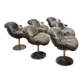 Lot chaises Atomic rudi verelst