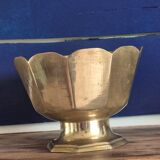 Golden brass cup