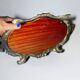 Antique mirror centrepiece, Louis XV style — Tray with handles,
