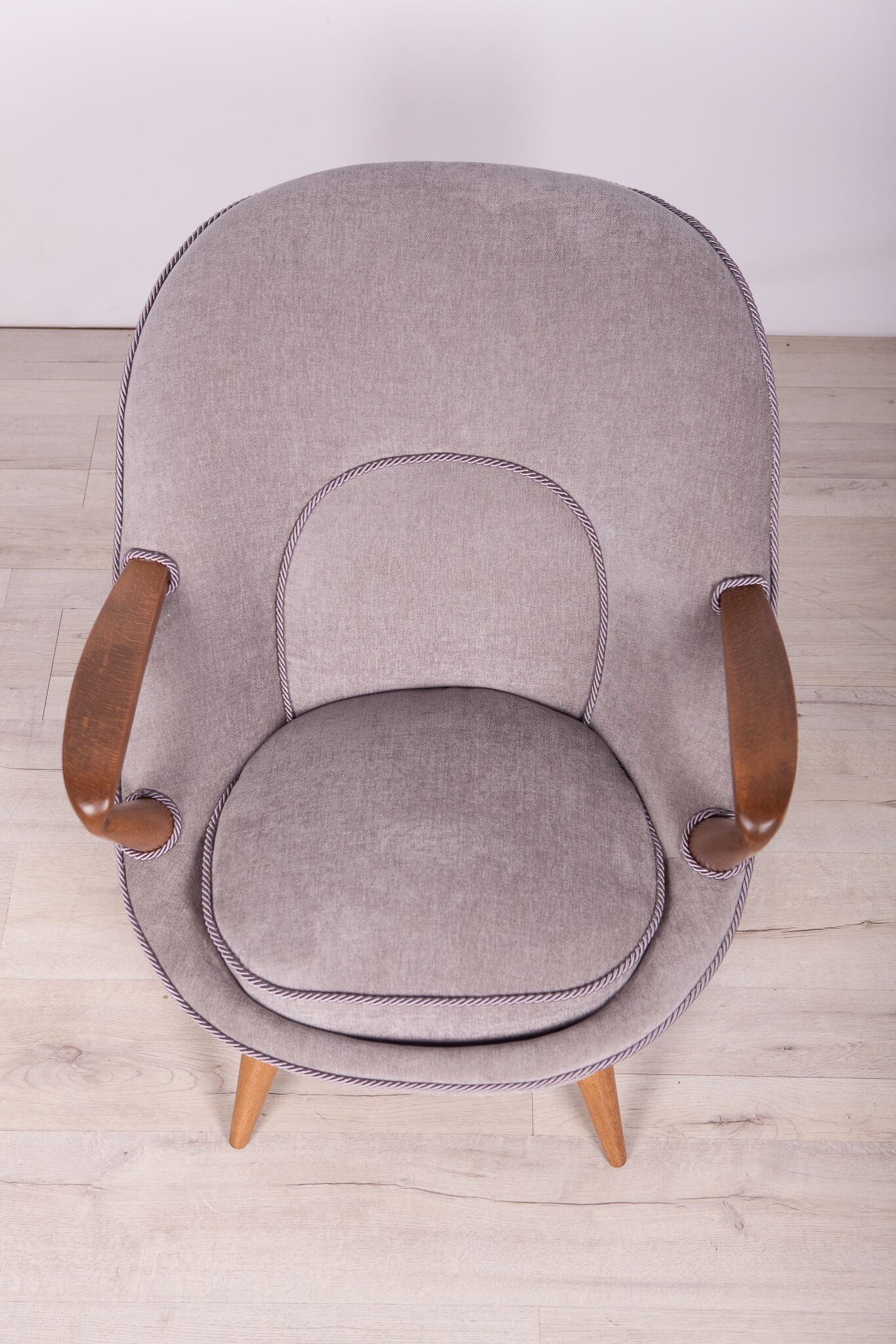 Model 345 Armchairs by J.Jędrychowicz & K.Racinowski for Poznan Furniture Factory, 1950s, Set of 2