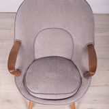 Model 345 Armchairs by J.Jędrychowicz & K.Racinowski for Poznan Furniture Factory, 1950s, Set of 2
