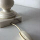 Alabaster bedside lamp