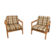 Pair of Scandinavian armchair fabric tiles