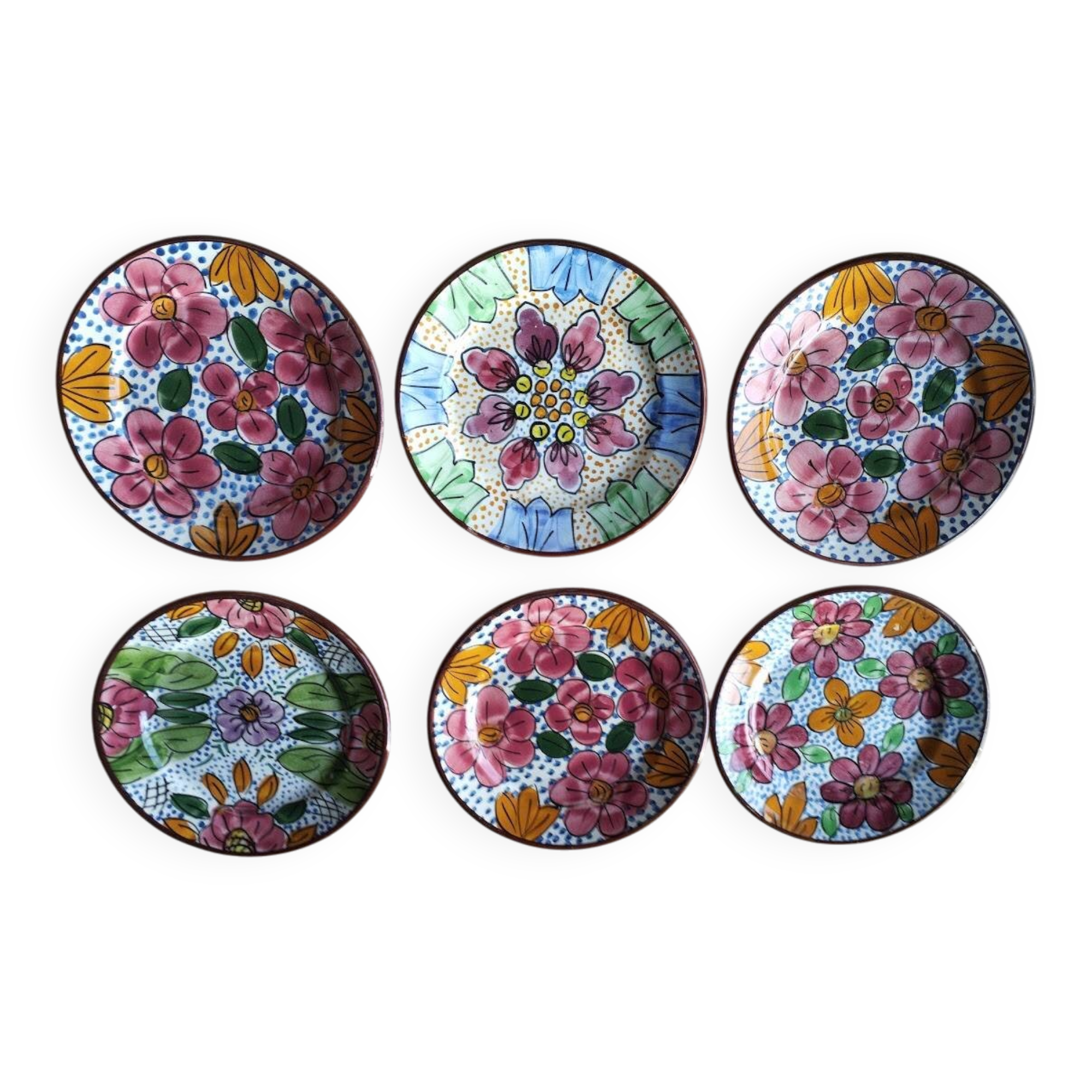 Dessert plates vallauris