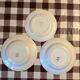 2 assiettes creuses, 1 assiette plate Digoin Sarreguemines service, "Cannes", 1930