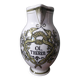 Vintage vase with herbalist pot decoration