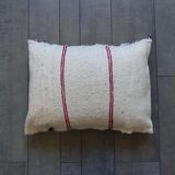 Moroccan kilim cream cushion