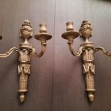 Paires d'appliques style Louis XVI