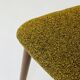 Ensemble de 2 chaises de salle à manger jaune noisetier