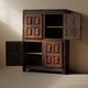 Four-door solid wood furniture, 18th century