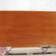 Tv furniture, a table with teak wheels and Scandinavian-style metal.