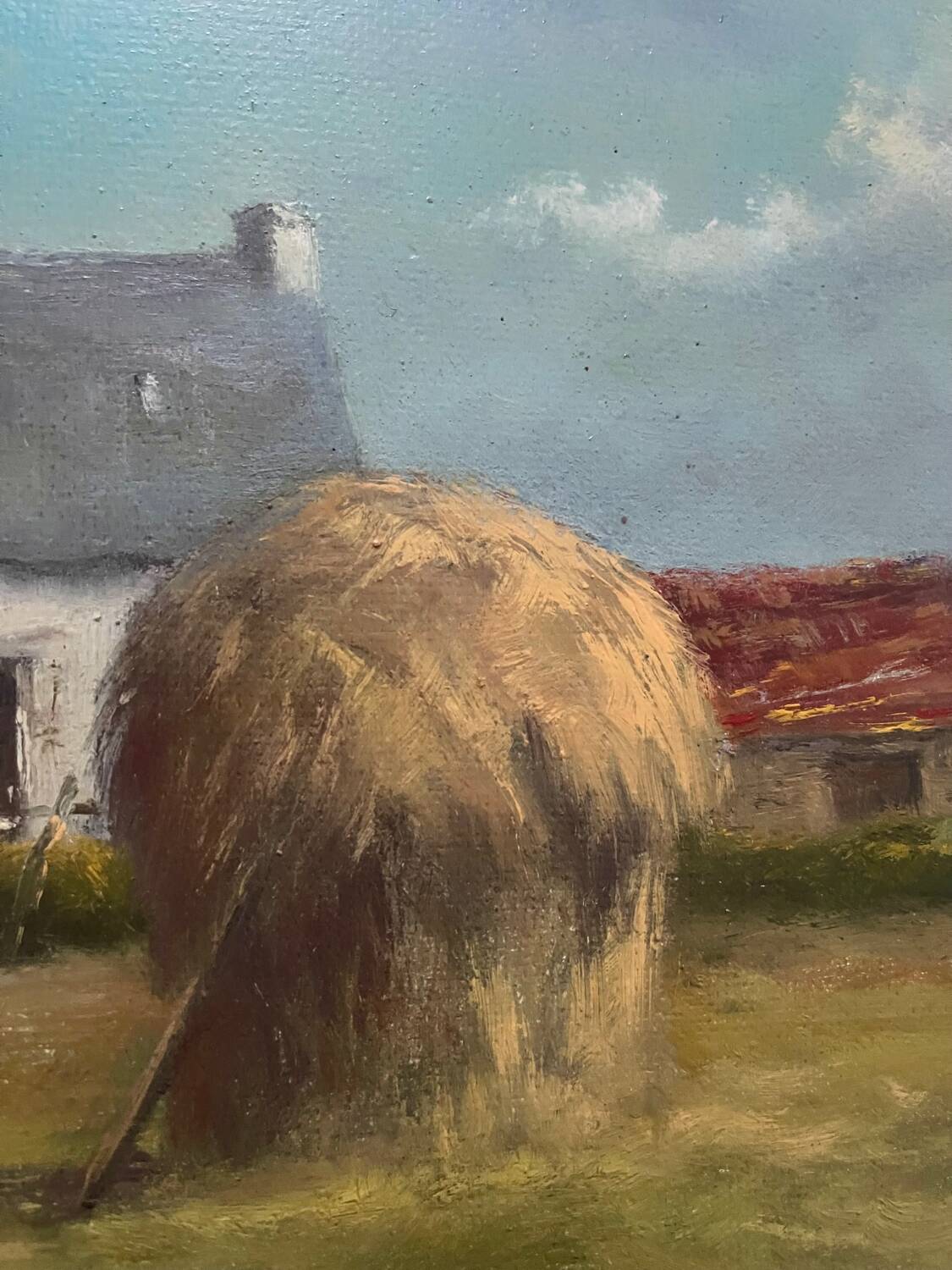 Breton painting on wood