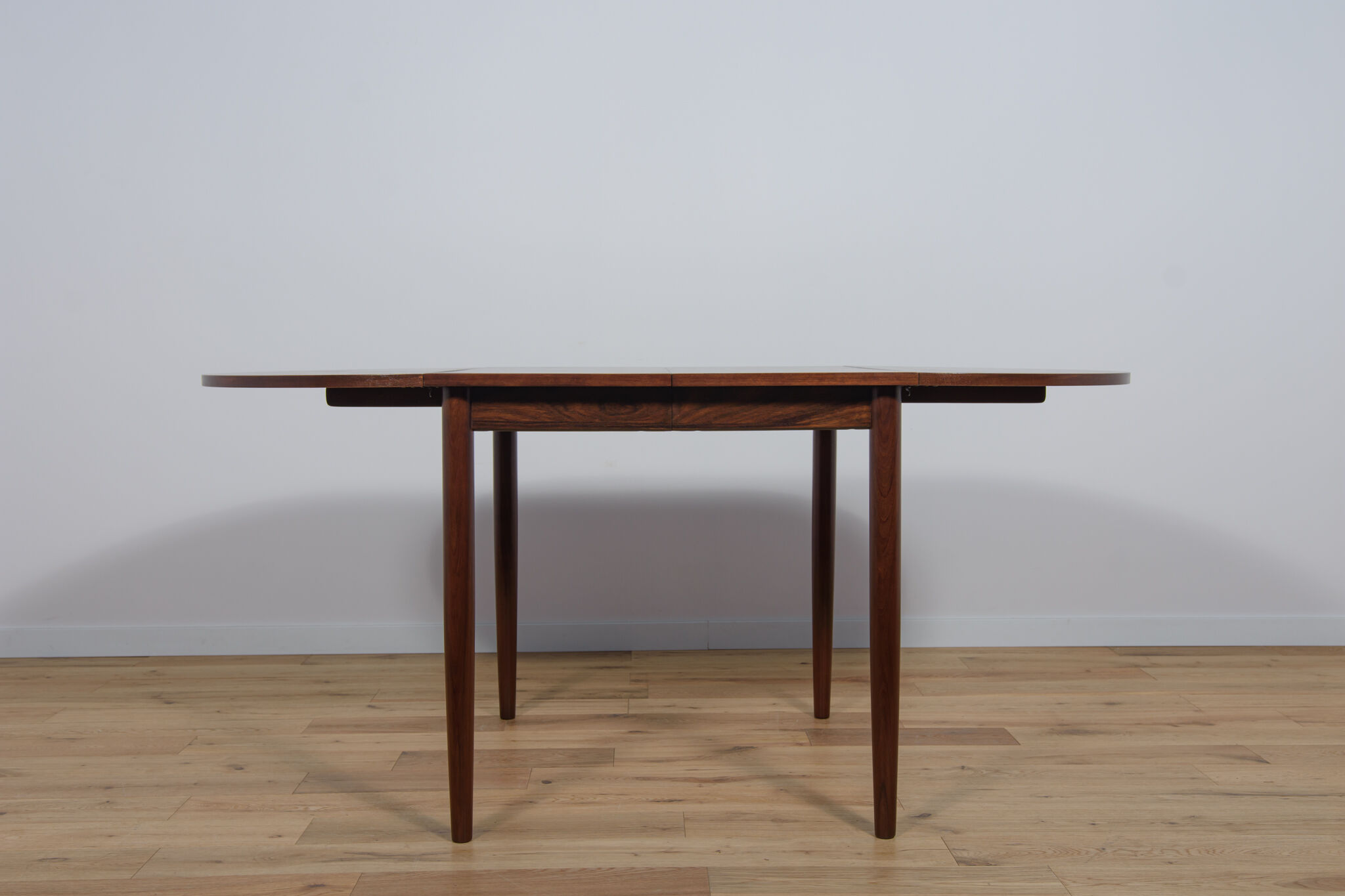 Table à manger danoise extensible en palissandre du milieu du siècle, années 1960