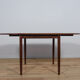 Table à manger danoise extensible en palissandre du milieu du siècle, années 1960