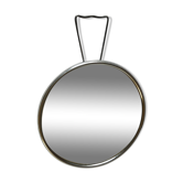 Miroir barbier rond 18x18cm vintage 1960