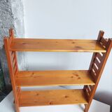 Vintage brutalist interlocking shelf