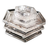 Hexagonal glass egg cup