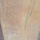 Art deco oak and marble sideboard