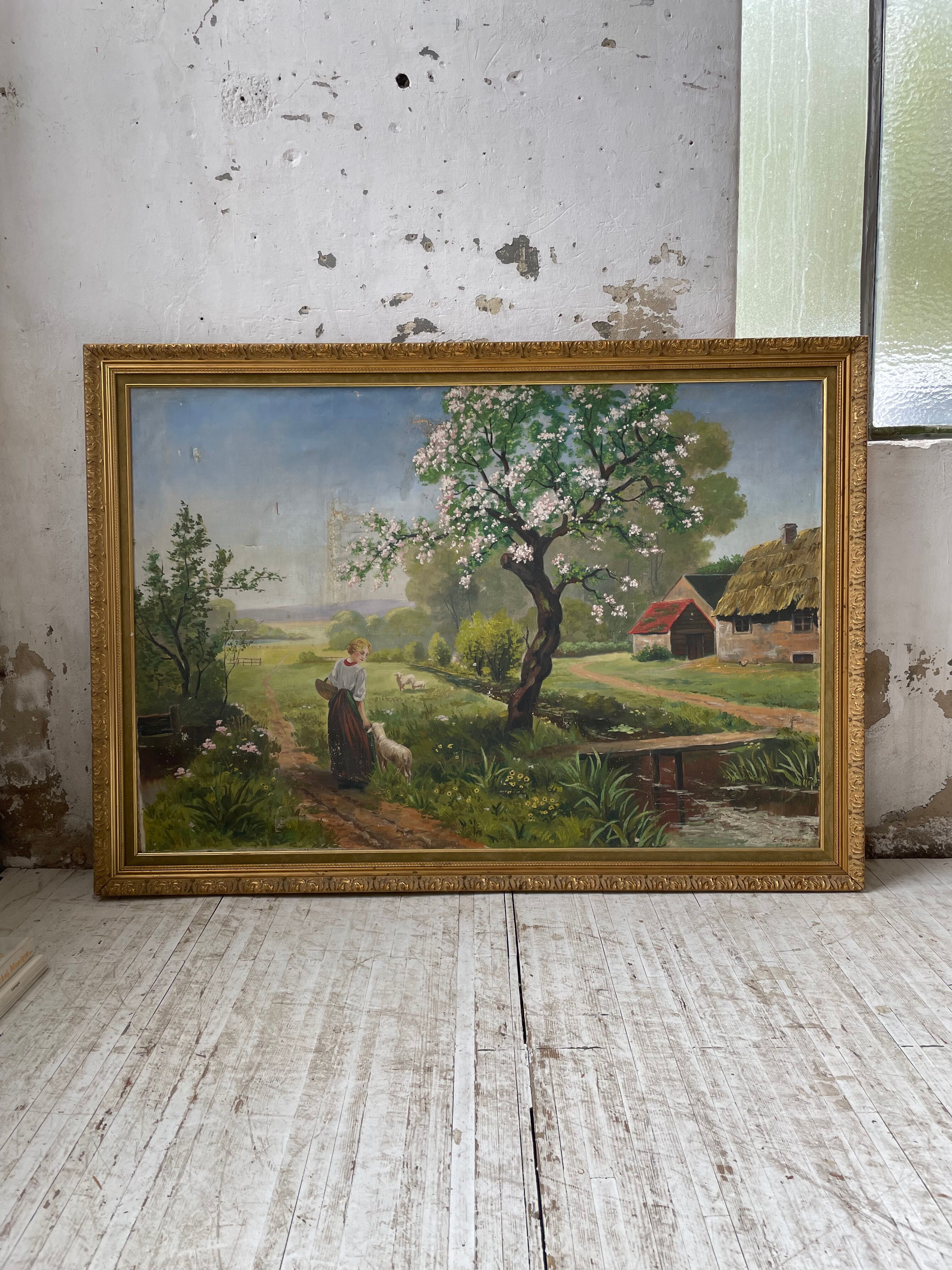 Oil painting canvas 1944 XL