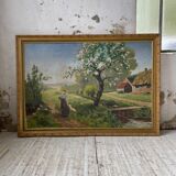 Oil painting canvas 1944 XL