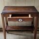 Art deco side table in teak